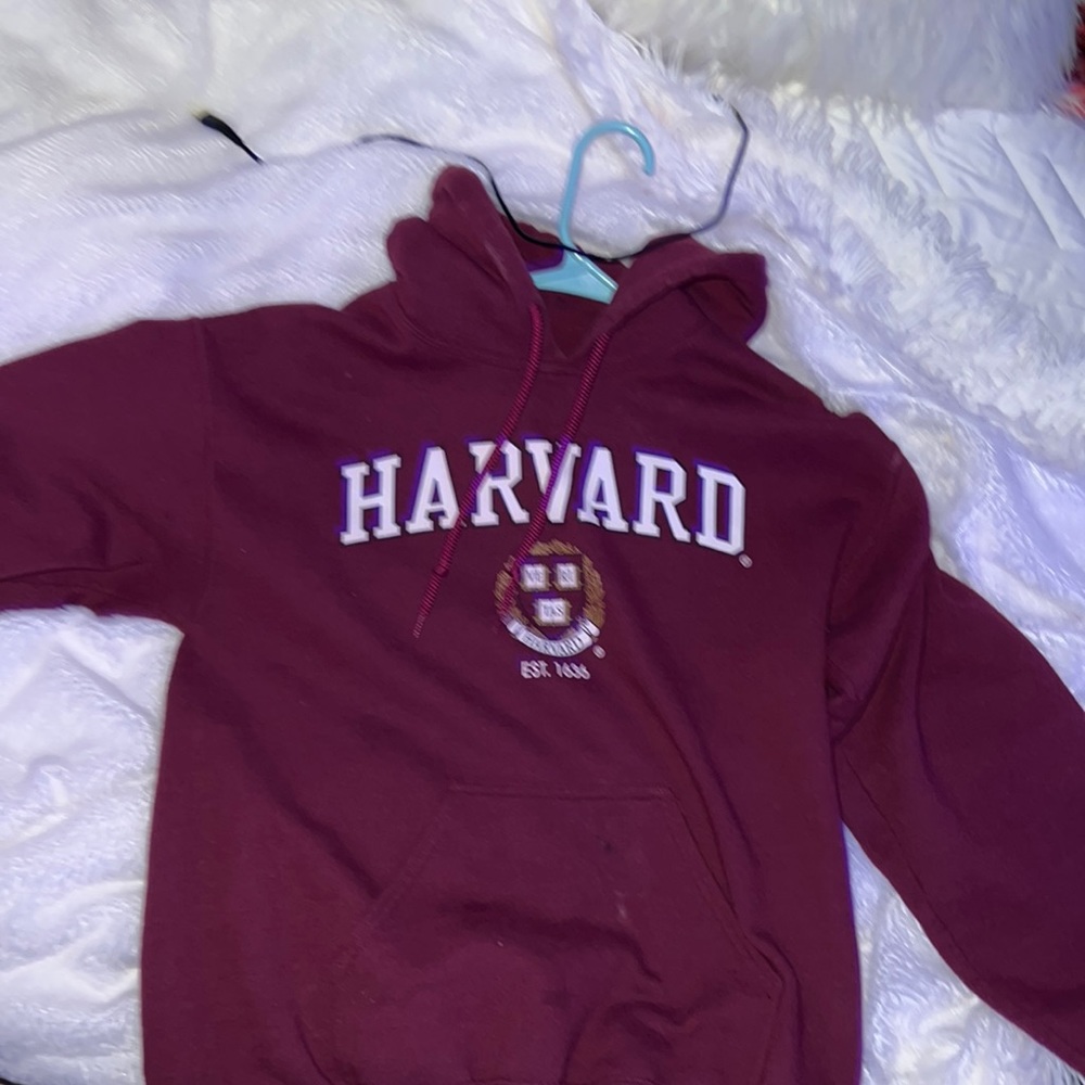 Harvard Hoodie College hoodie Burgundy hoodie Red Harvard hoodie